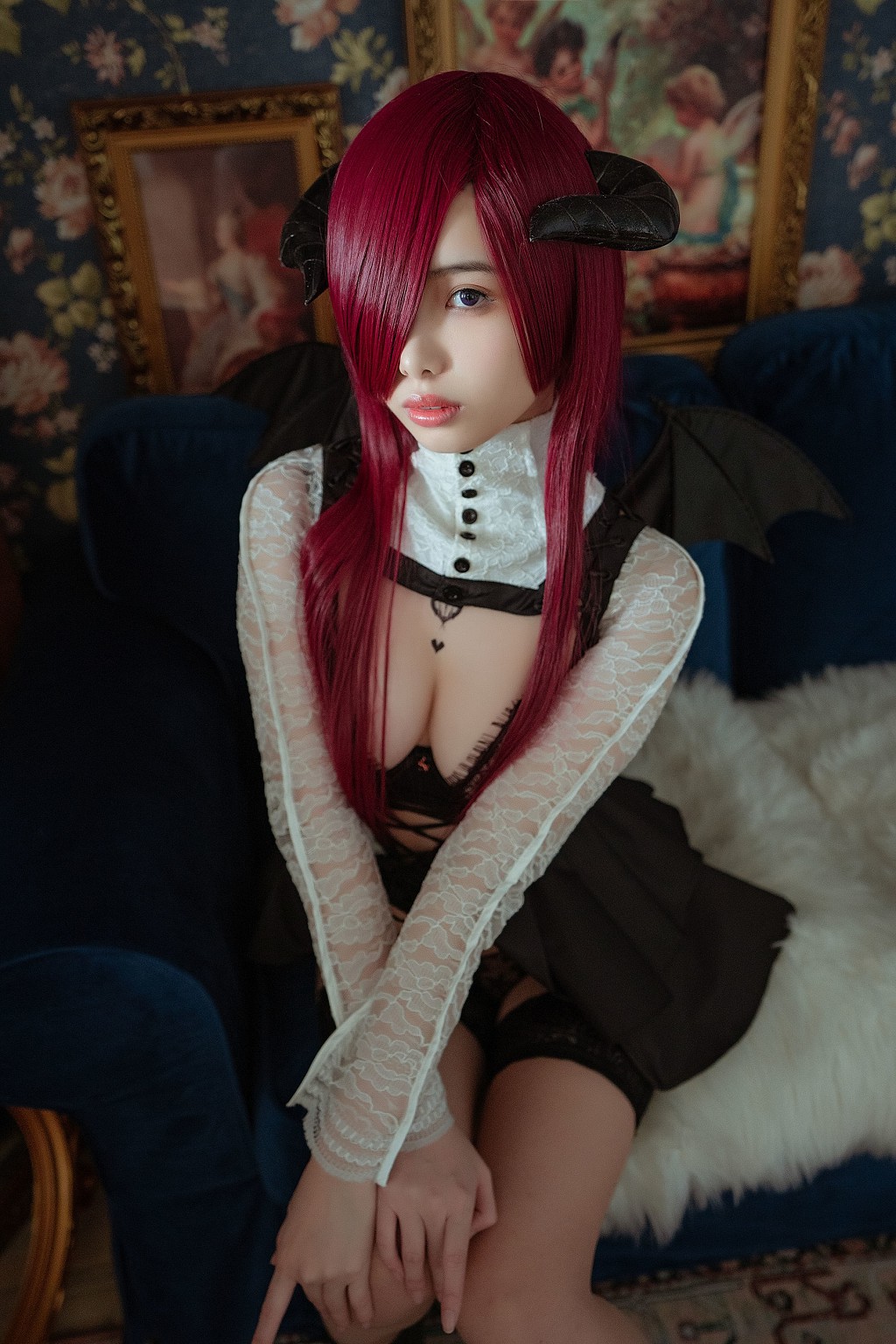 雯妹不讲道理《魅魔 the countess of devil》 [COSPLAY福利] 写真集[38P]