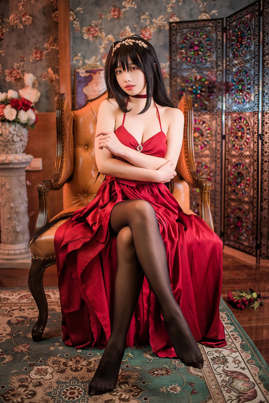 雯妹不讲道理《碧蓝航线大凤礼服》 [COSPLAY福利] 写真集[43P]