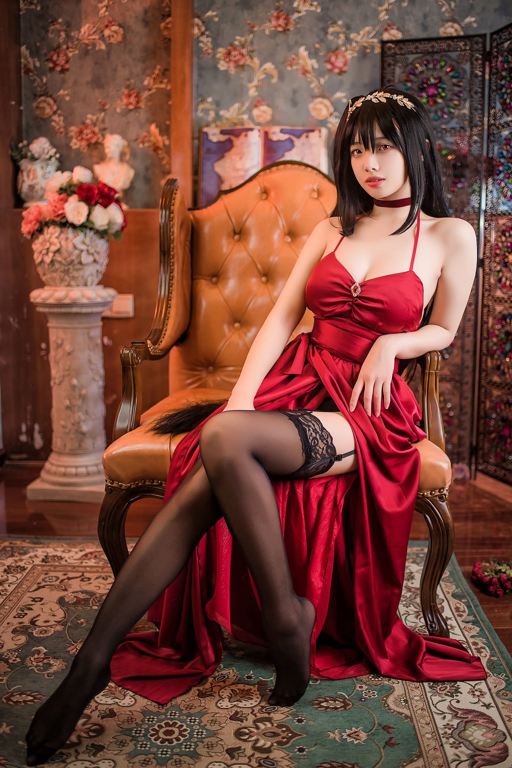 雯妹不讲道理《碧蓝航线大凤礼服》 [COSPLAY福利] 写真集[43P]