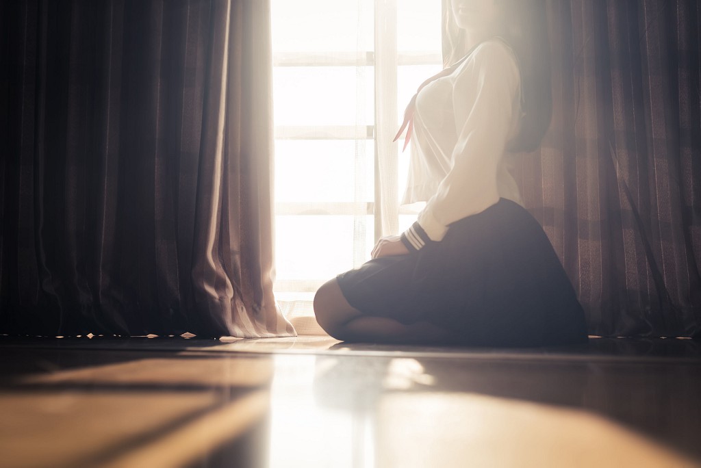 白金Saki《半透明水手服》[COSPLAY福利] 写真集[36P]