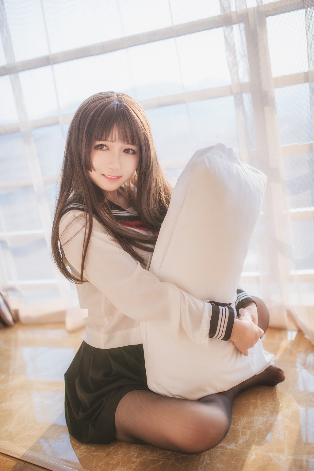 白金Saki《半透明水手服》[COSPLAY福利] 写真集[36P]