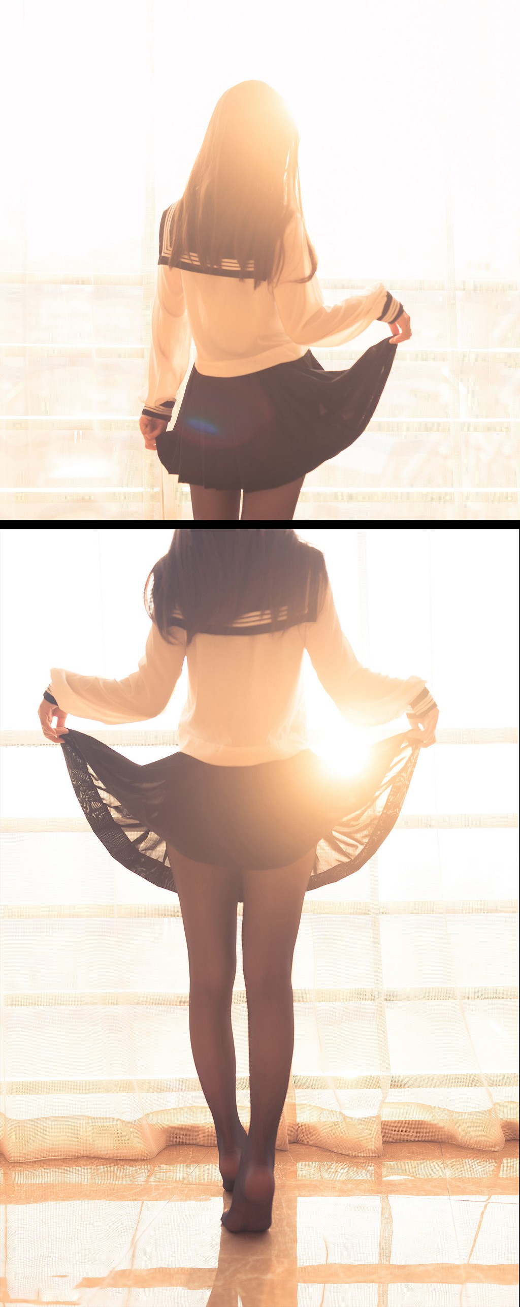 白金Saki《半透明水手服》[COSPLAY福利] 写真集[36P]