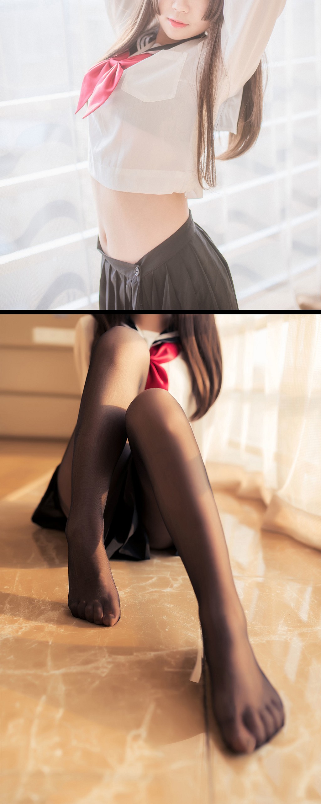 白金Saki《半透明水手服》[COSPLAY福利] 写真集[36P]