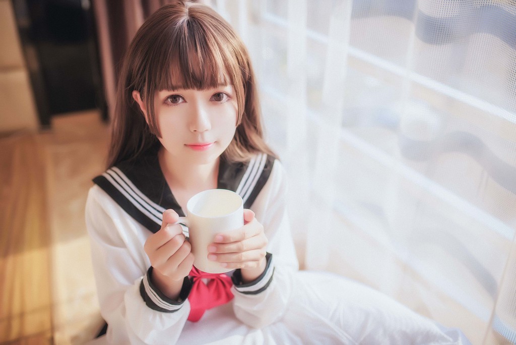 白金Saki《半透明水手服》[COSPLAY福利] 写真集[36P]