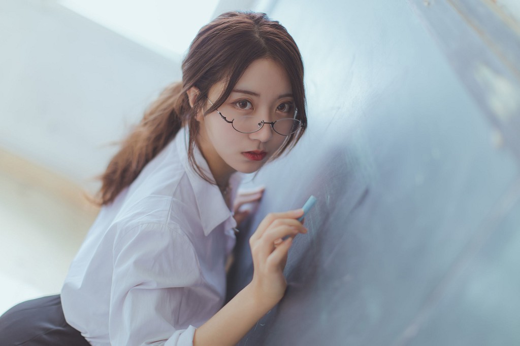 COSER黑川《黑丝教师》  [COSPLAY福利] 写真集[43P]