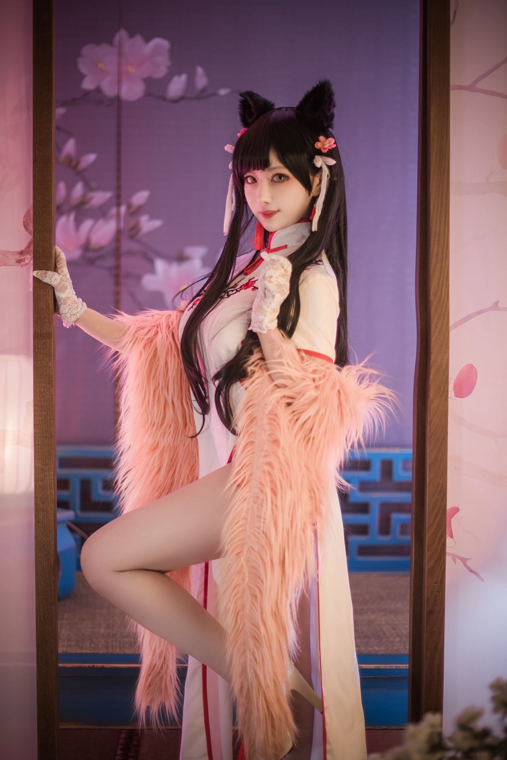 Shika小鹿鹿《爱宕旗袍》 [COSPLAY福利] 写真集[30P]