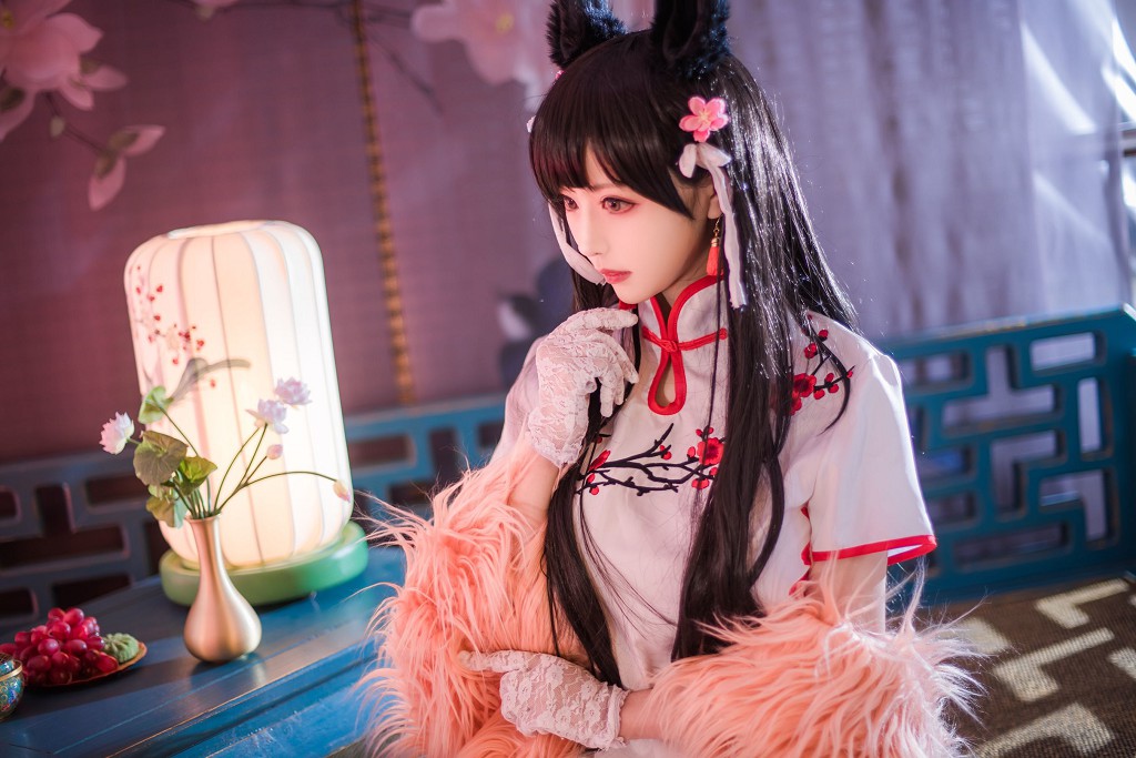 Shika小鹿鹿《爱宕旗袍》 [COSPLAY福利] 写真集[30P]