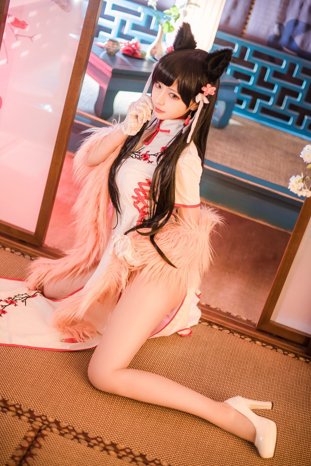 Shika小鹿鹿《爱宕旗袍》 [COSPLAY福利] 写真集[30P]