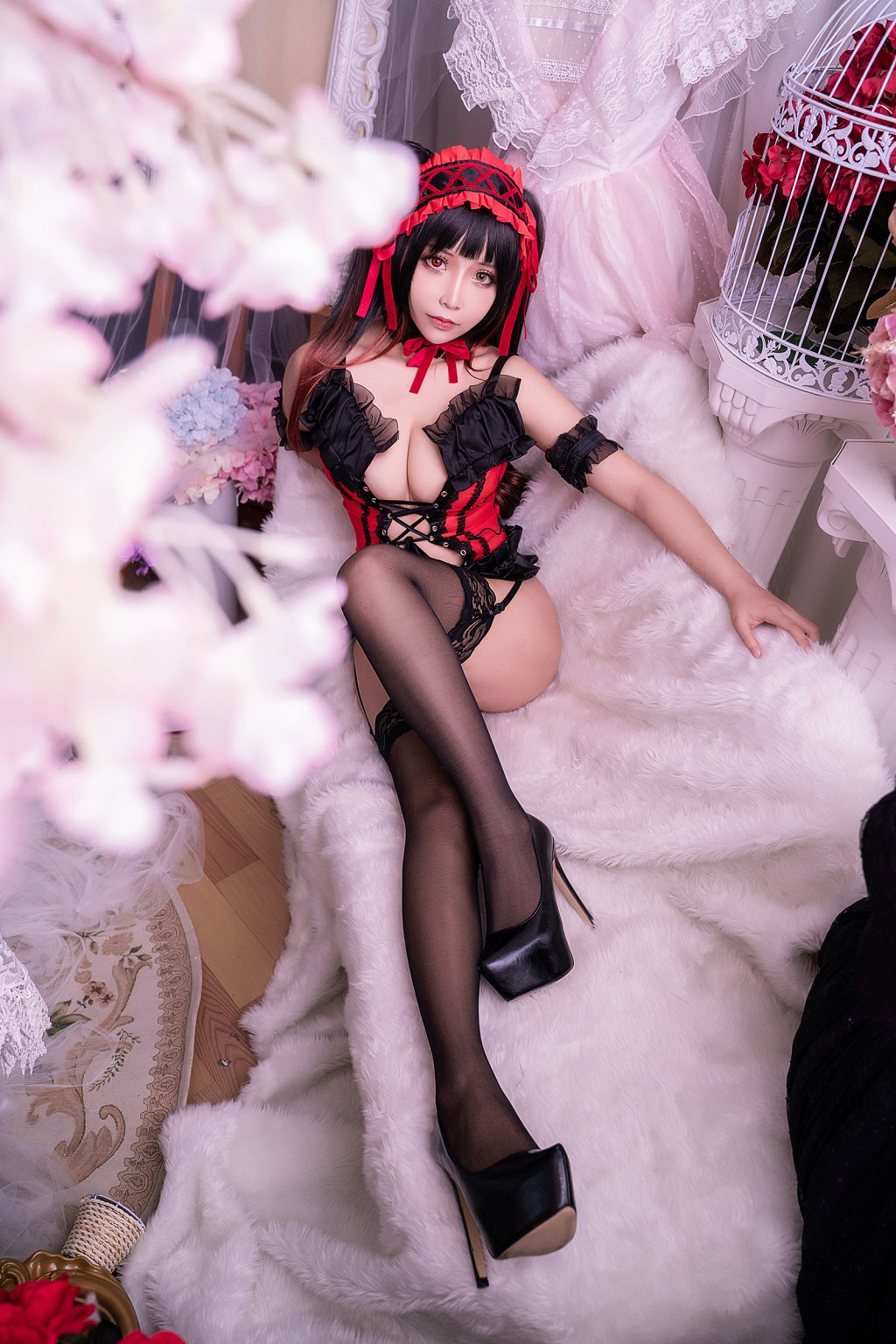 抱走莫子aa《狂三 黑色蕾丝》 [COSPLAY美女] 写真集[38P]