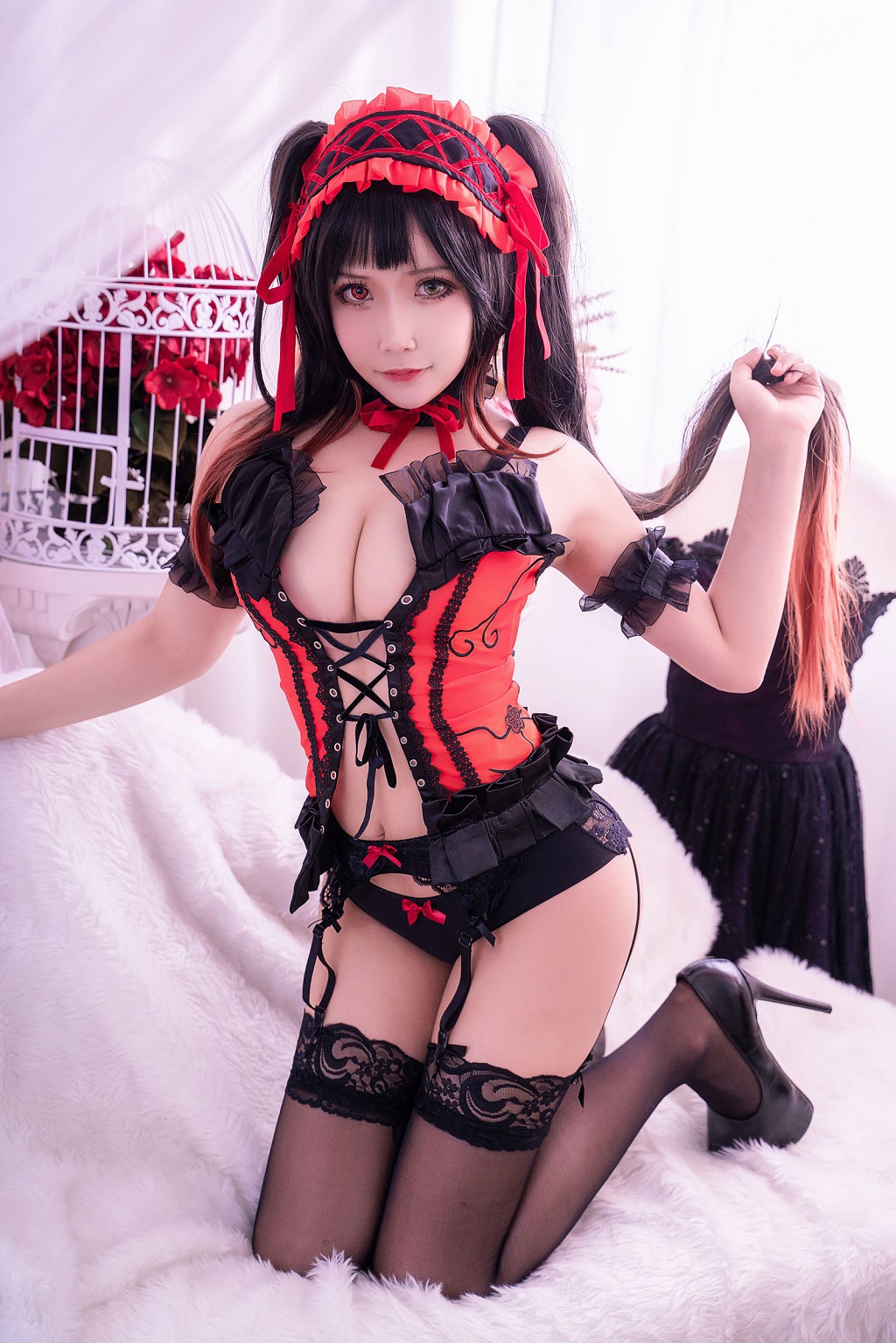 抱走莫子aa《狂三 黑色蕾丝》 [COSPLAY美女] 写真集[38P]