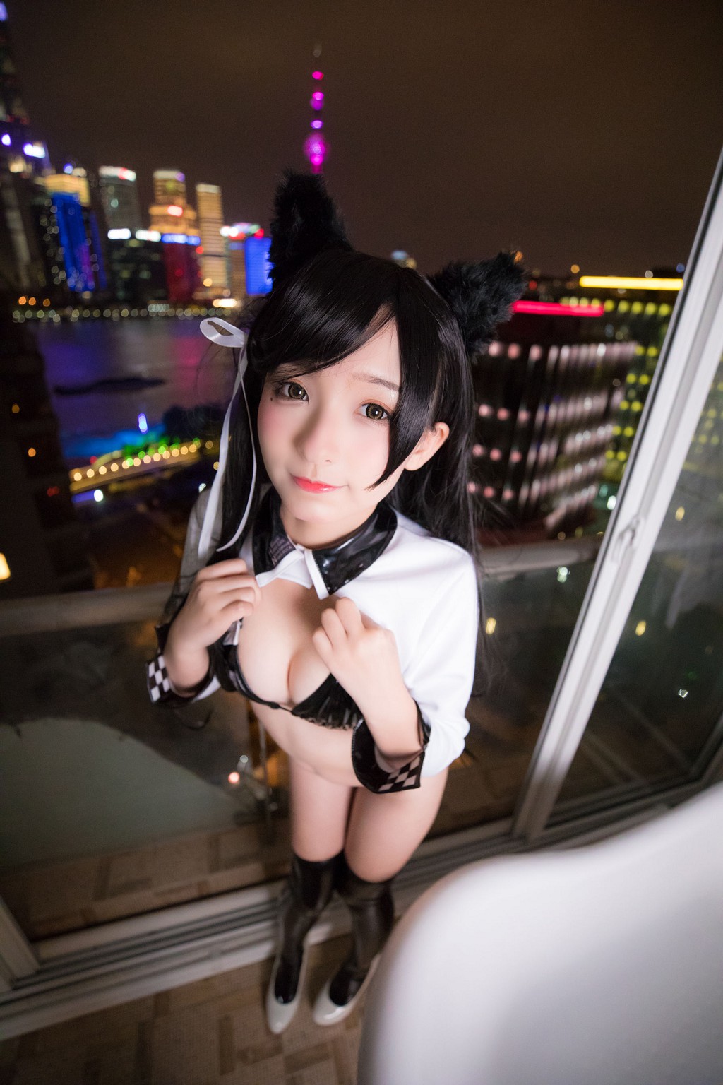 神楽坂真冬《ATAGO-LATEX VER (胶袜)》 [福利COSPLAY] 写真集[150P]