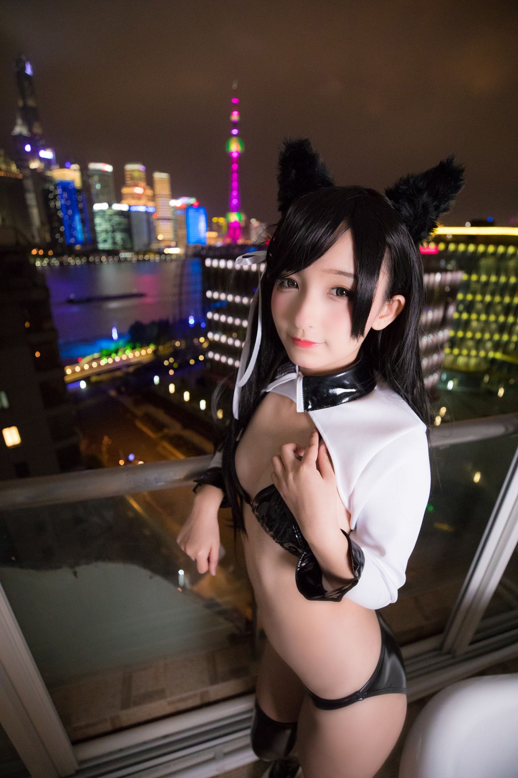 神楽坂真冬《ATAGO-LATEX VER (胶袜)》 [福利COSPLAY] 写真集[150P]