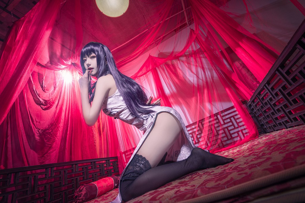 Shika小鹿鹿《学姐旗袍》 [Cosplay福利] 写真集[13P]