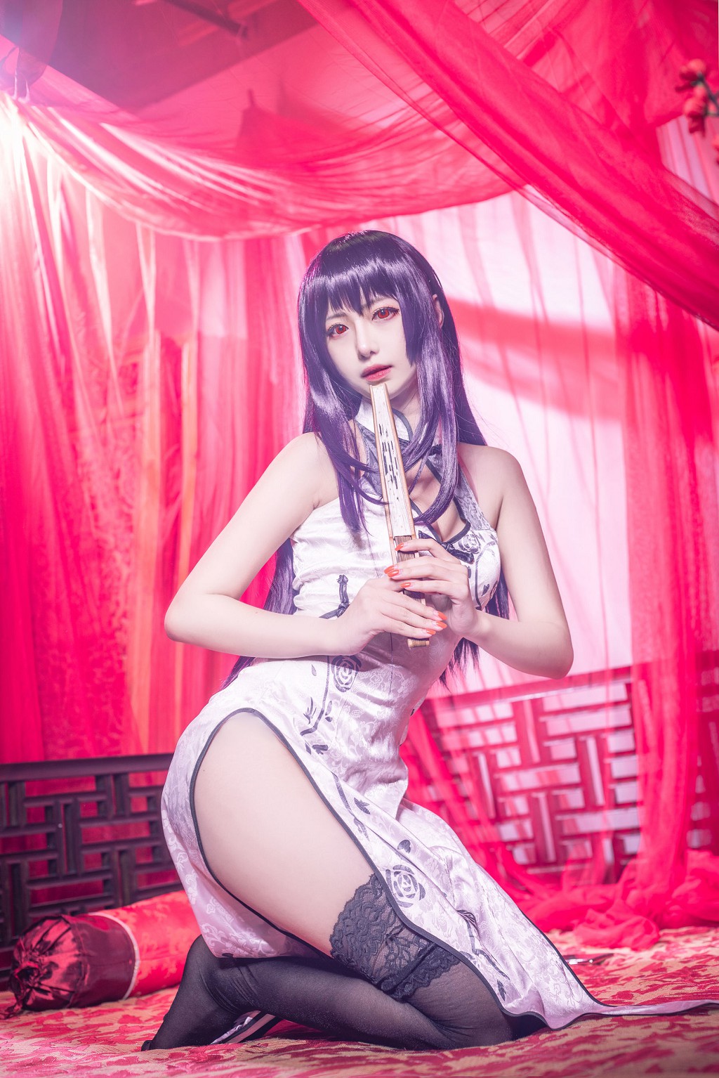 Shika小鹿鹿《学姐旗袍》 [Cosplay福利] 写真集[13P]