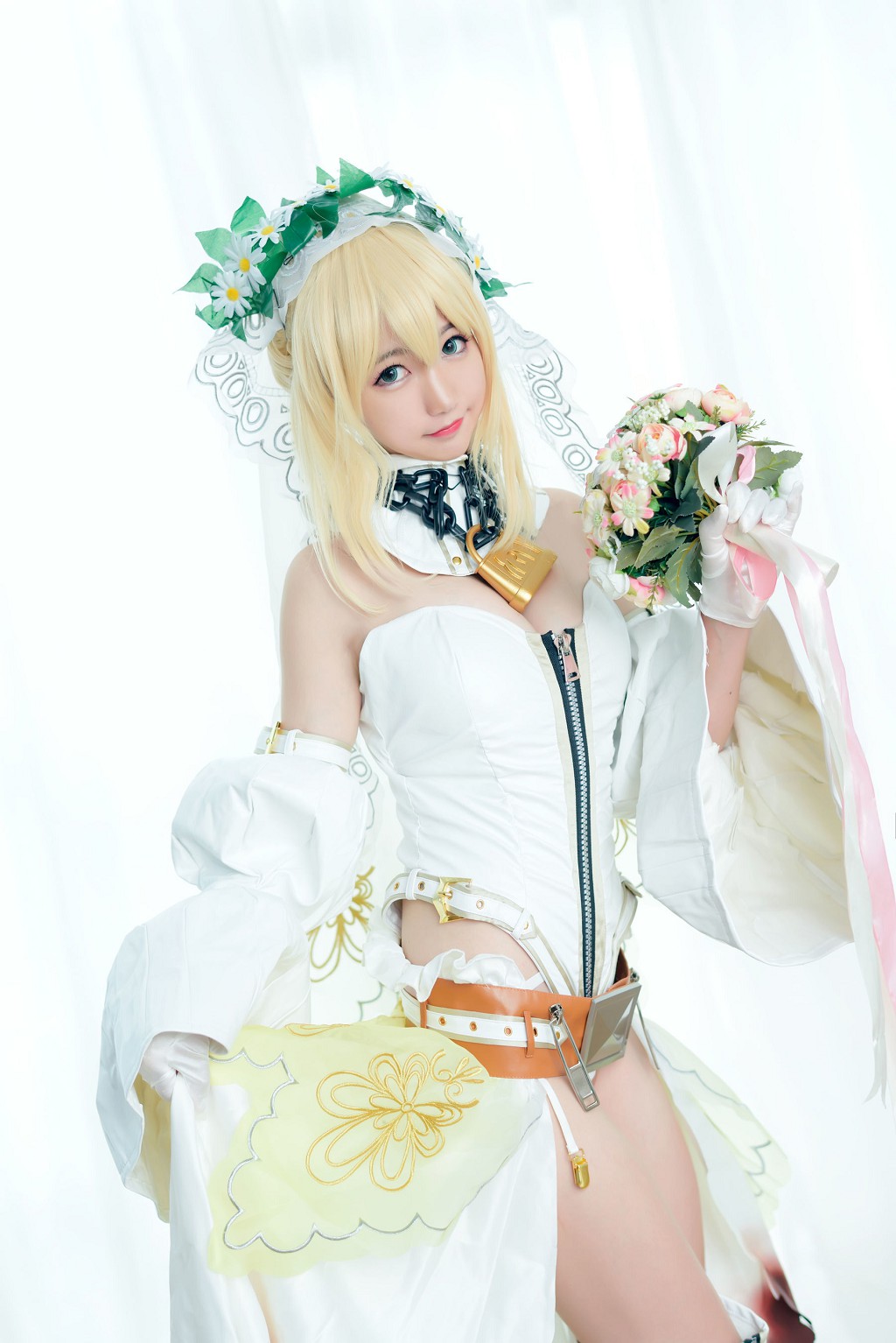 Nagesa魔物女《白衣骑士》  [Cosplay美女] 写真集[45P]