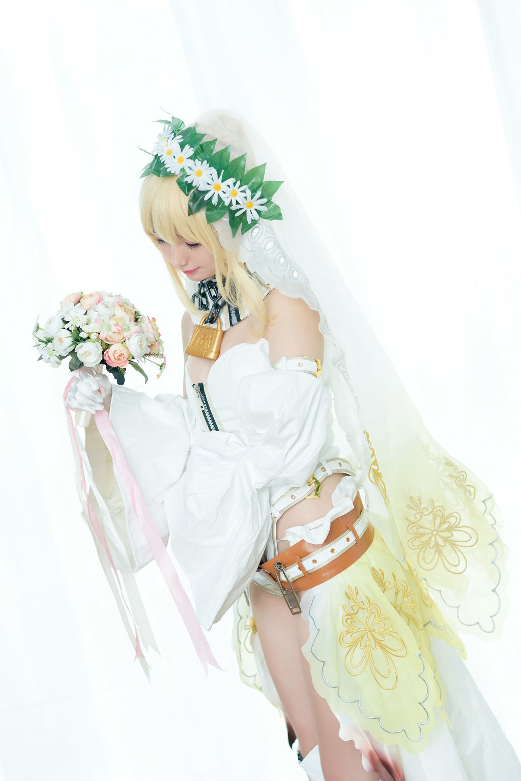Nagesa魔物女《白衣骑士》  [Cosplay美女] 写真集[45P]