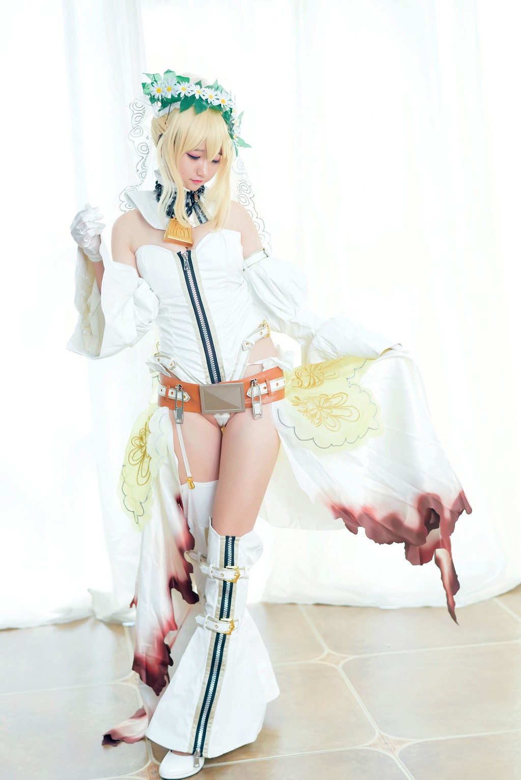 Nagesa魔物女《白衣骑士》  [Cosplay美女] 写真集[45P]