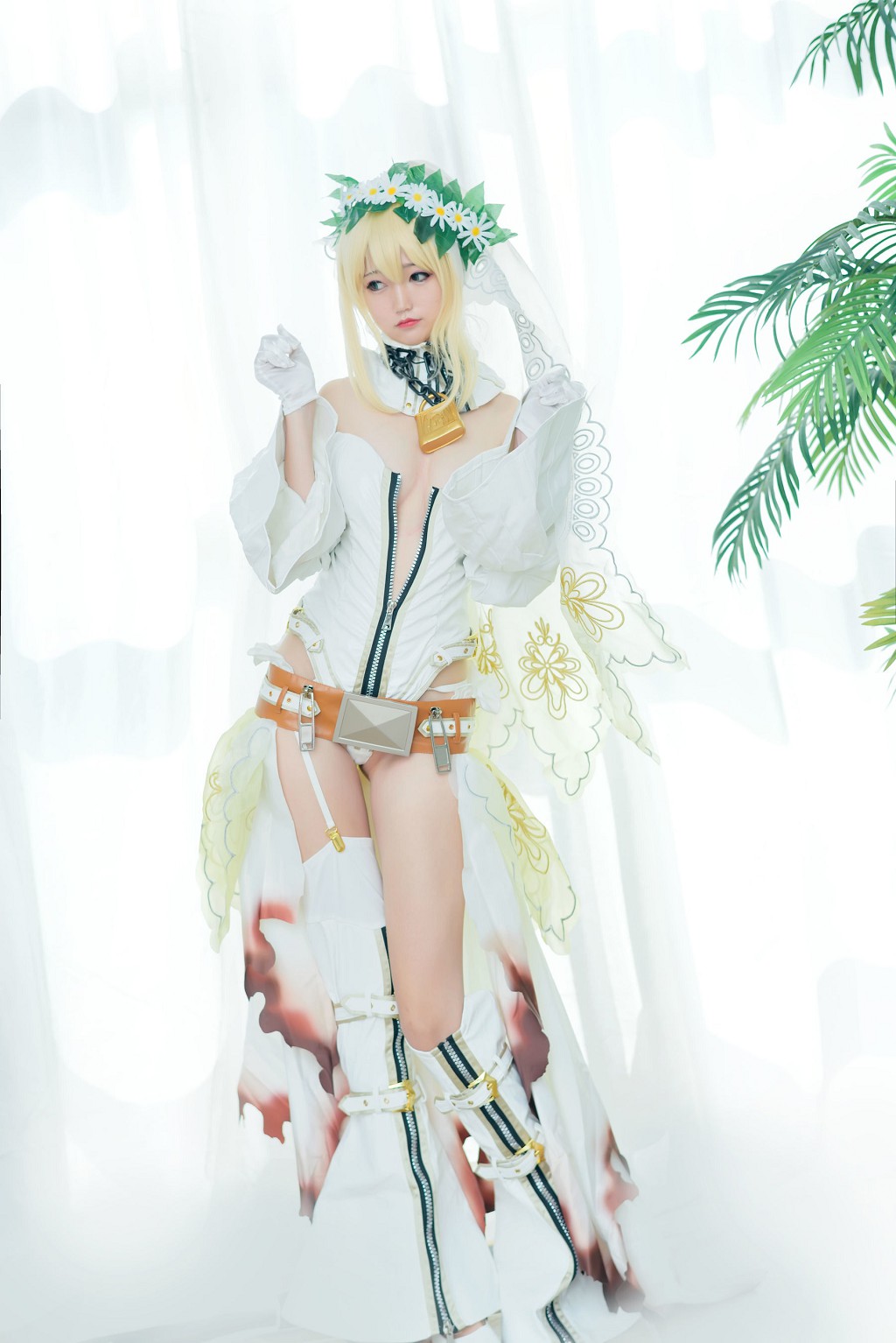 Nagesa魔物女《白衣骑士》  [Cosplay美女] 写真集[45P]