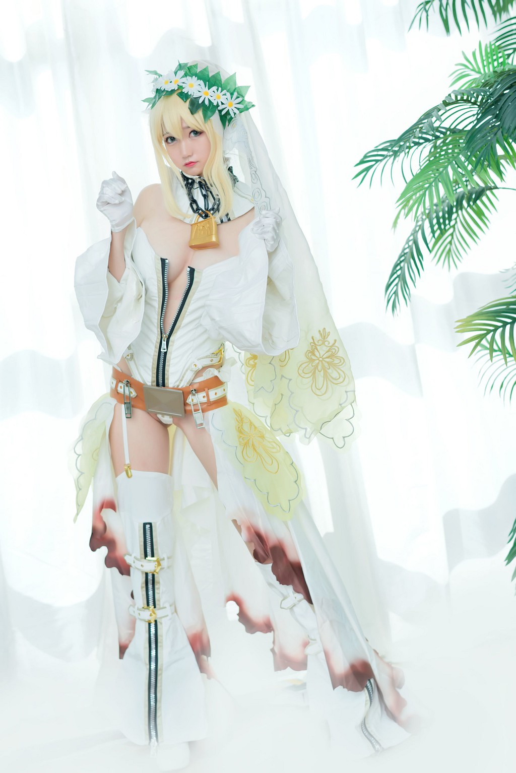 Nagesa魔物女《白衣骑士》  [Cosplay美女] 写真集[45P]