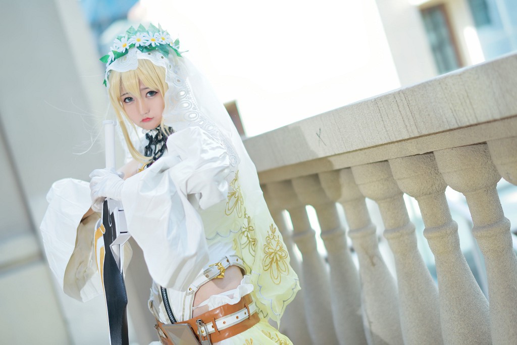 Nagesa魔物女《白衣骑士》  [Cosplay美女] 写真集[45P]