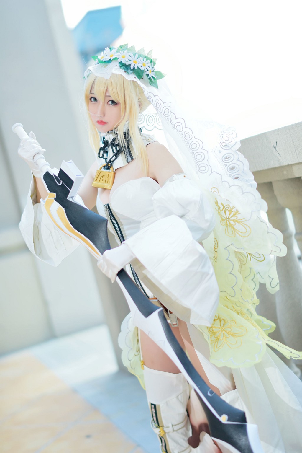 Nagesa魔物女《白衣骑士》  [Cosplay美女] 写真集[45P]