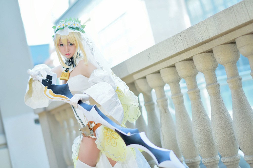 Nagesa魔物女《白衣骑士》  [Cosplay美女] 写真集[45P]