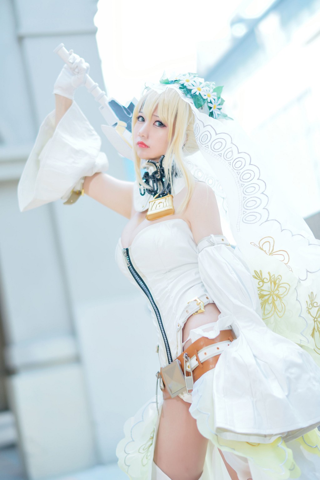 Nagesa魔物女《白衣骑士》  [Cosplay美女] 写真集[45P]