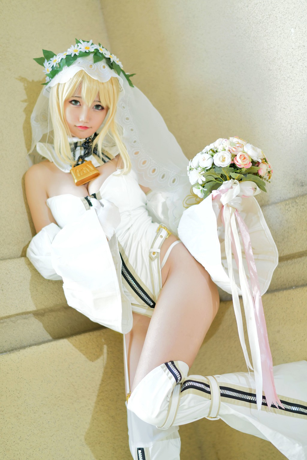 Nagesa魔物女《白衣骑士》  [Cosplay美女] 写真集[45P]