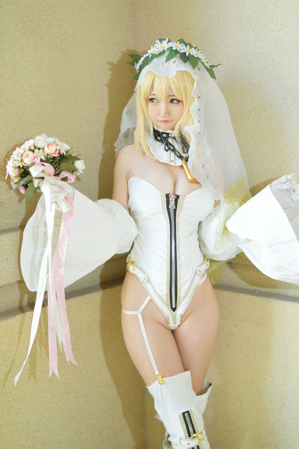 Nagesa魔物女《白衣骑士》  [Cosplay美女] 写真集[45P]