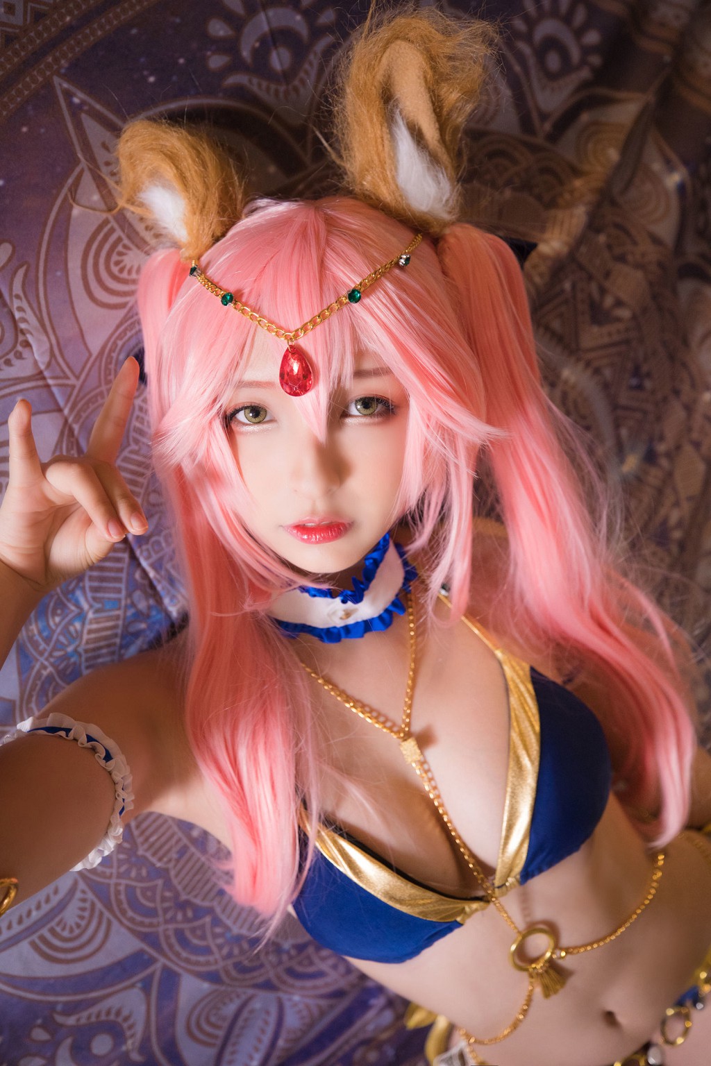 COSER神楽坂真冬《玉藻前舞娘 Mysterious Love》 [福利Cosplay] 写真集[150P]