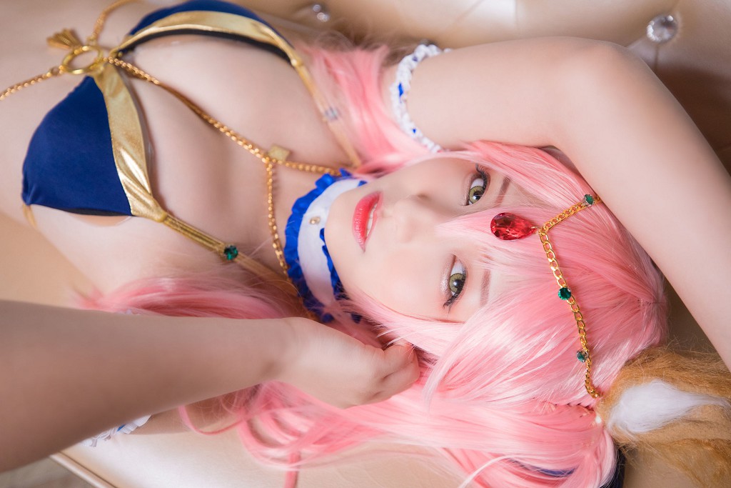 COSER神楽坂真冬《玉藻前舞娘 Mysterious Love》 [福利Cosplay] 写真集[150P]