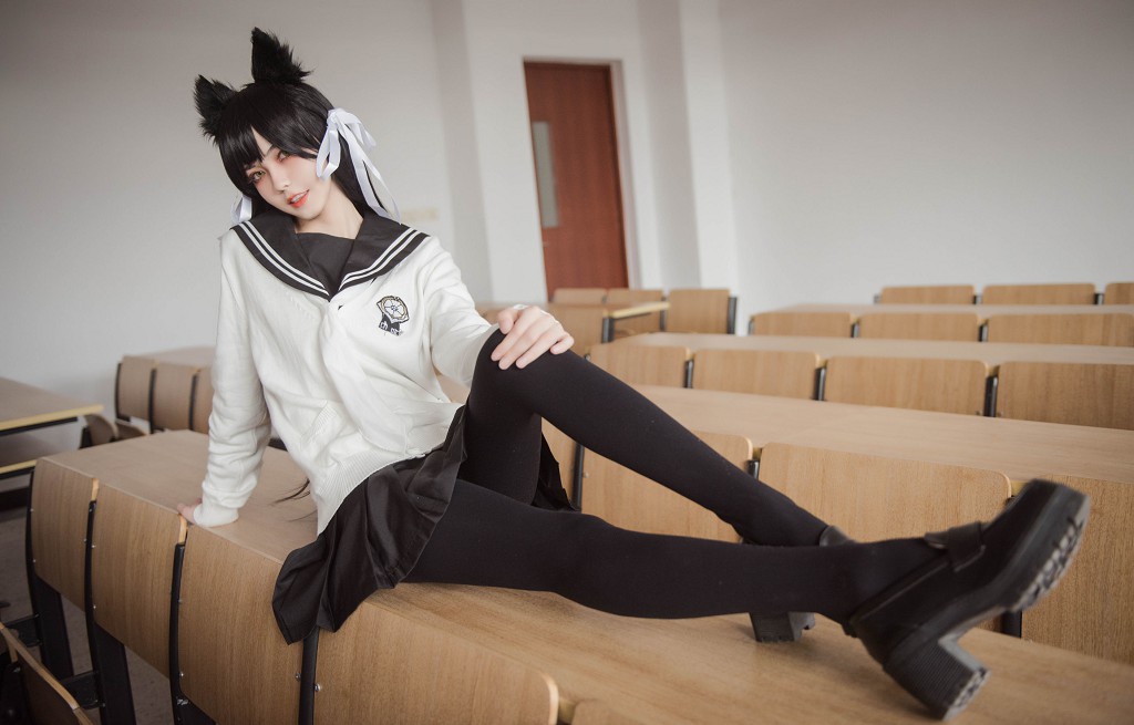 面饼仙儿黑丝女仆私房 写真套图