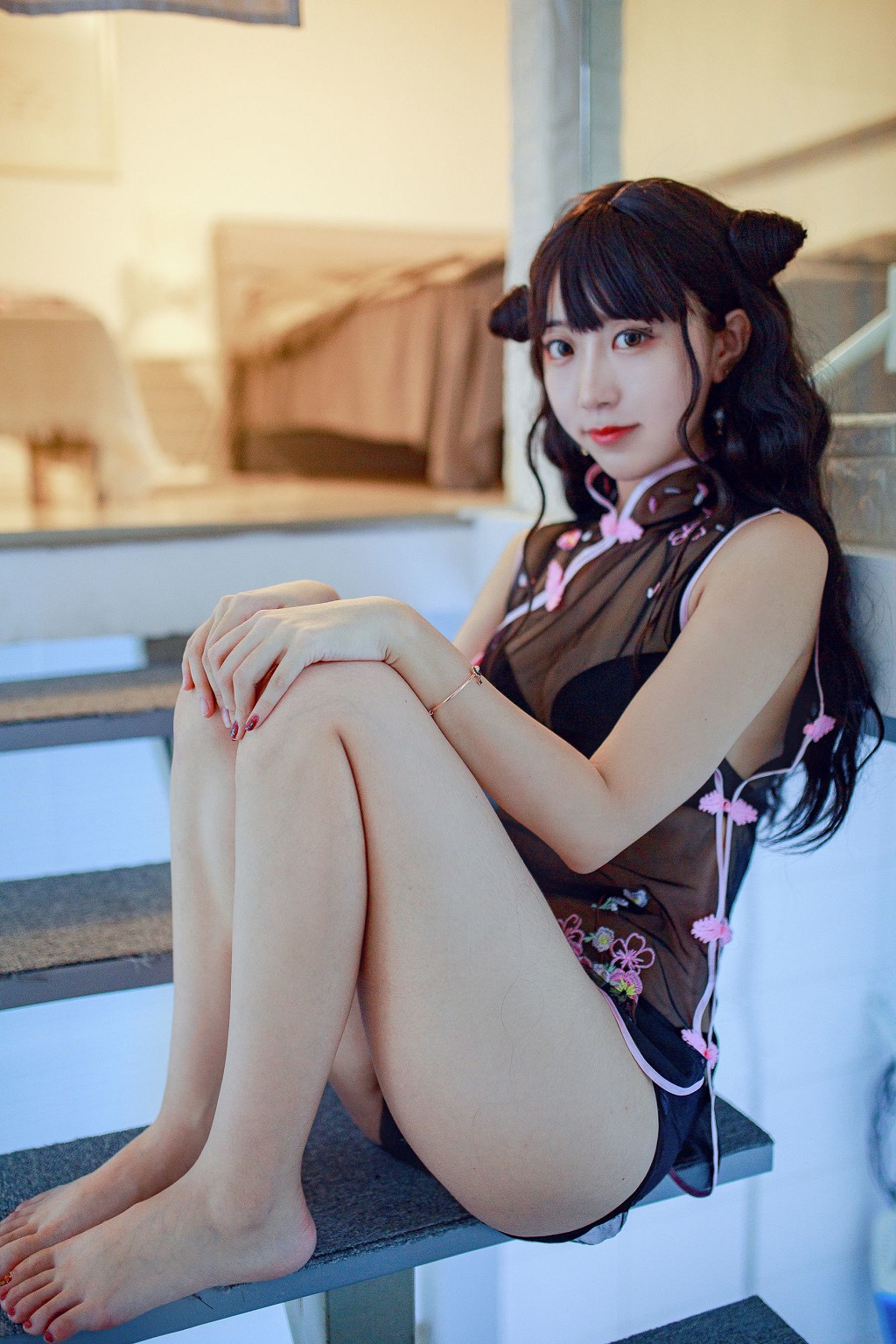 COSER黑川《爱宕兔女郎 小恶魔旗袍》 [Cosplay少女] 写真集[36P]