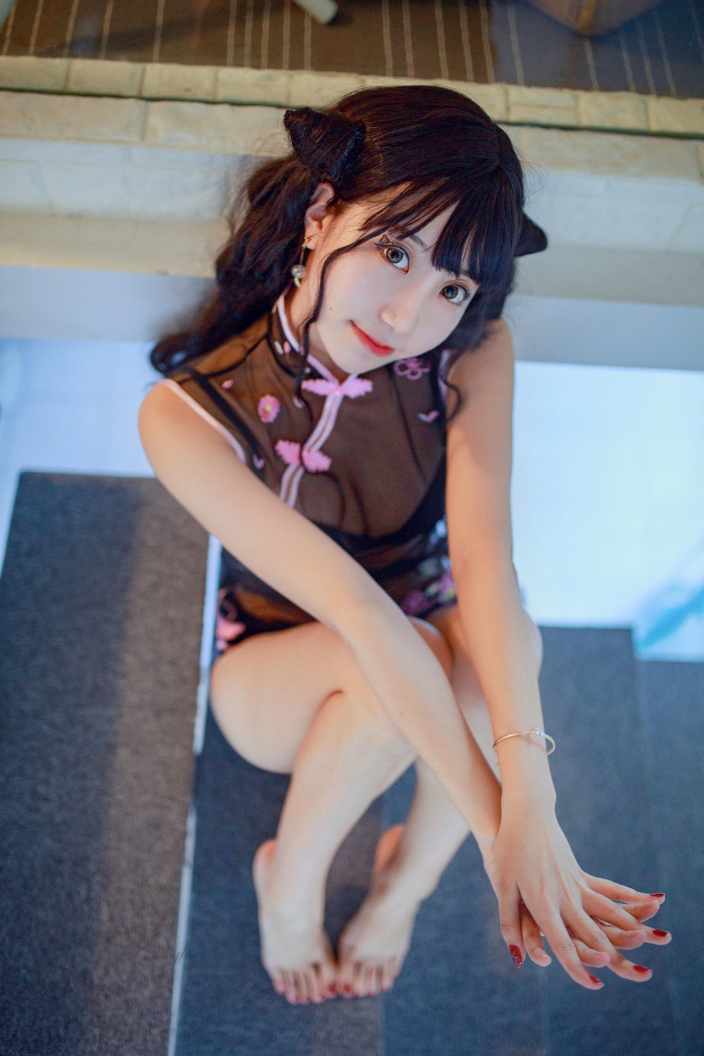 COSER黑川《爱宕兔女郎 小恶魔旗袍》 [Cosplay少女] 写真集[36P]