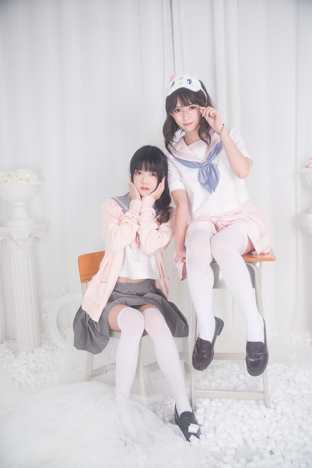 ​桜桃喵&鳗鱼霏子《百合》》 [萝莉COS] 写真集[20P]