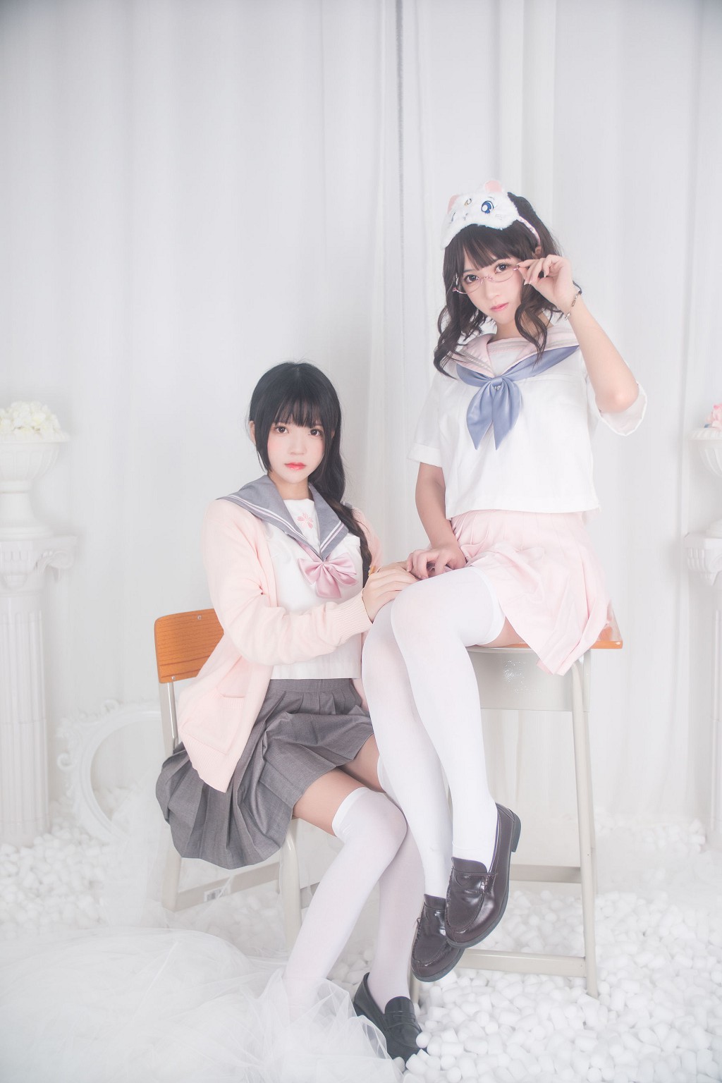 ​桜桃喵&鳗鱼霏子《百合》》 [萝莉COS] 写真集[20P]