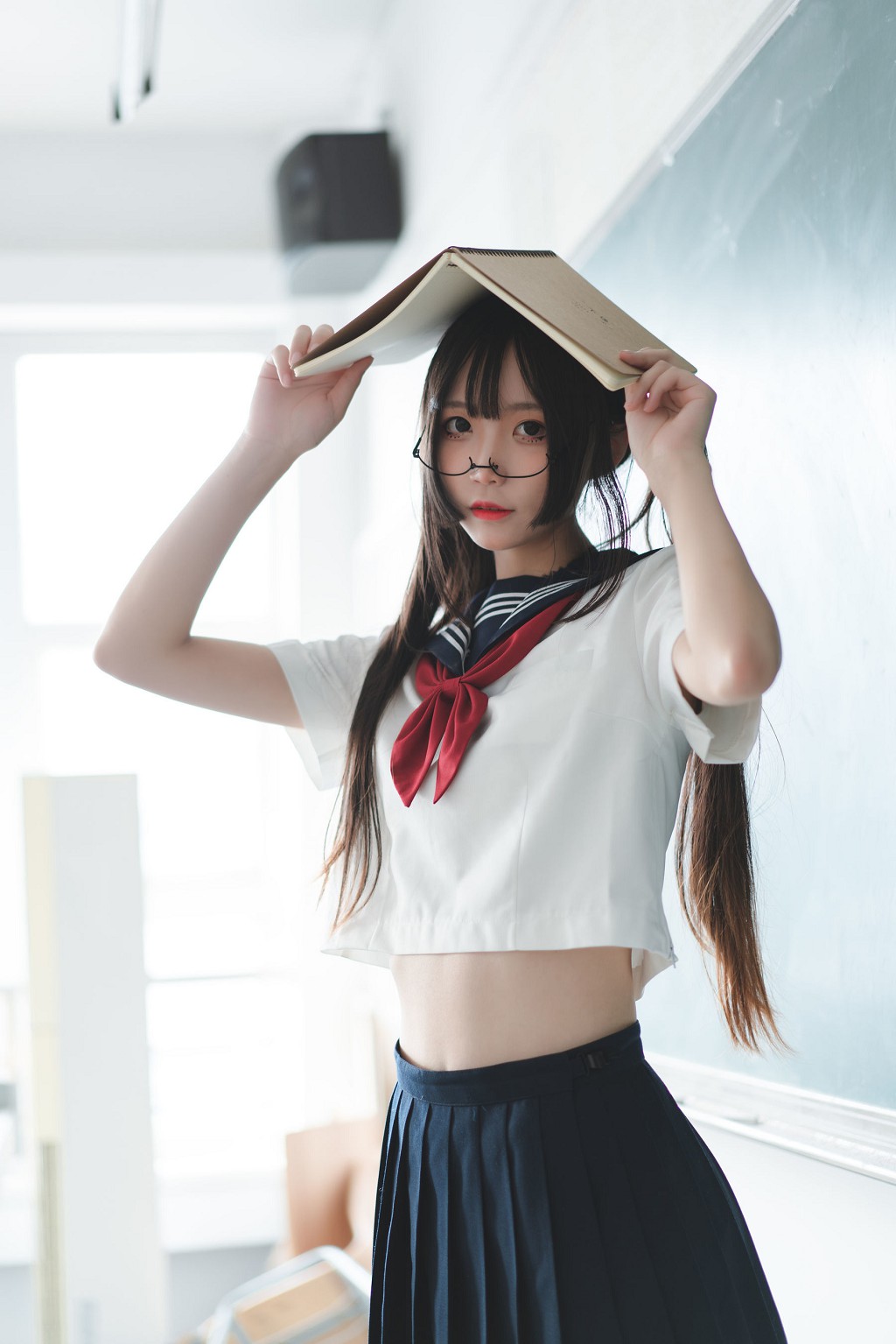 五更百鬼《JK制服》  [Cosplay美女] 写真集[43P]