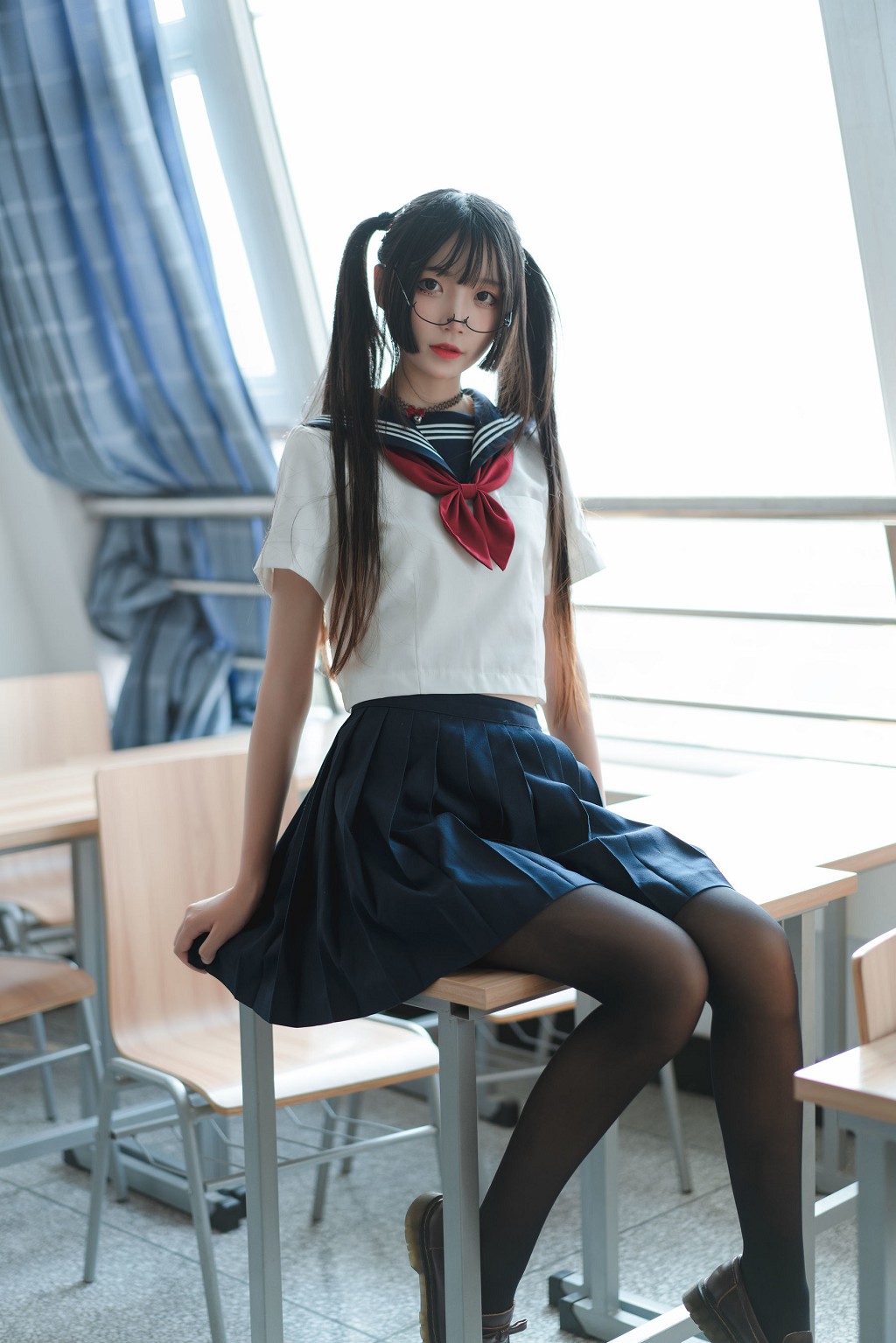 五更百鬼《JK制服》  [Cosplay美女] 写真集[43P]