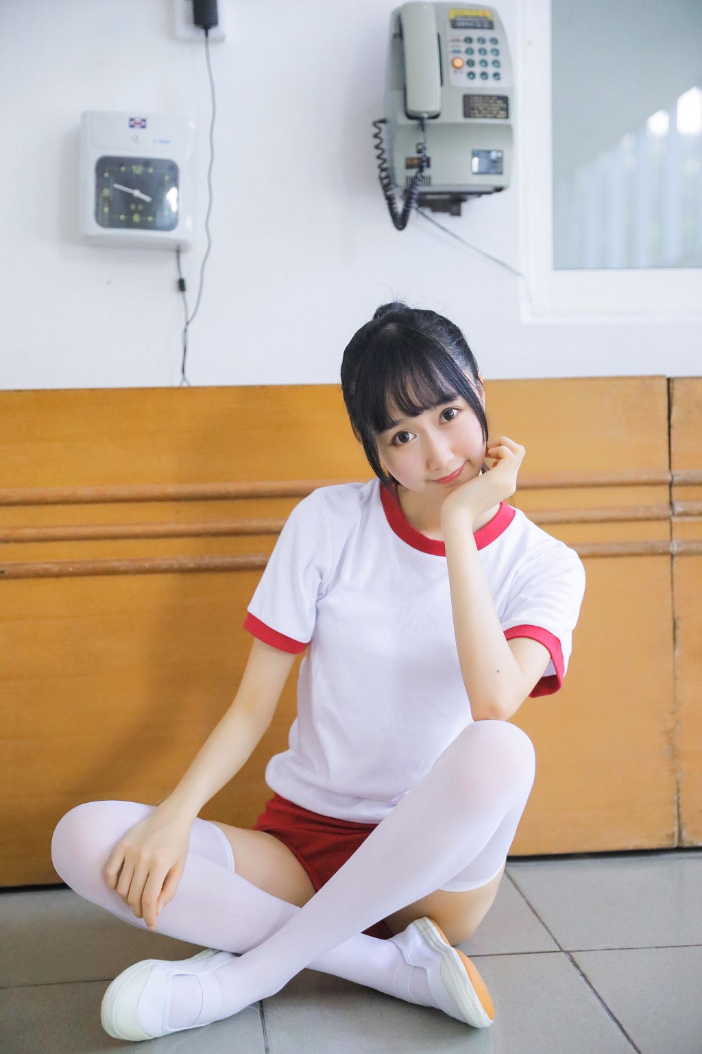 桜桃喵 - 蓝白水手服