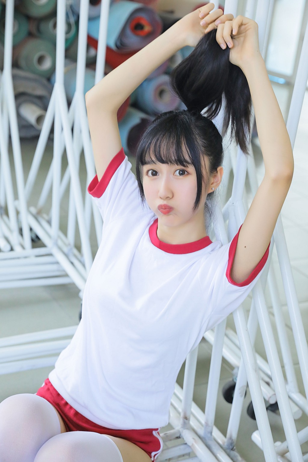 桜桃喵 - 蓝白水手服