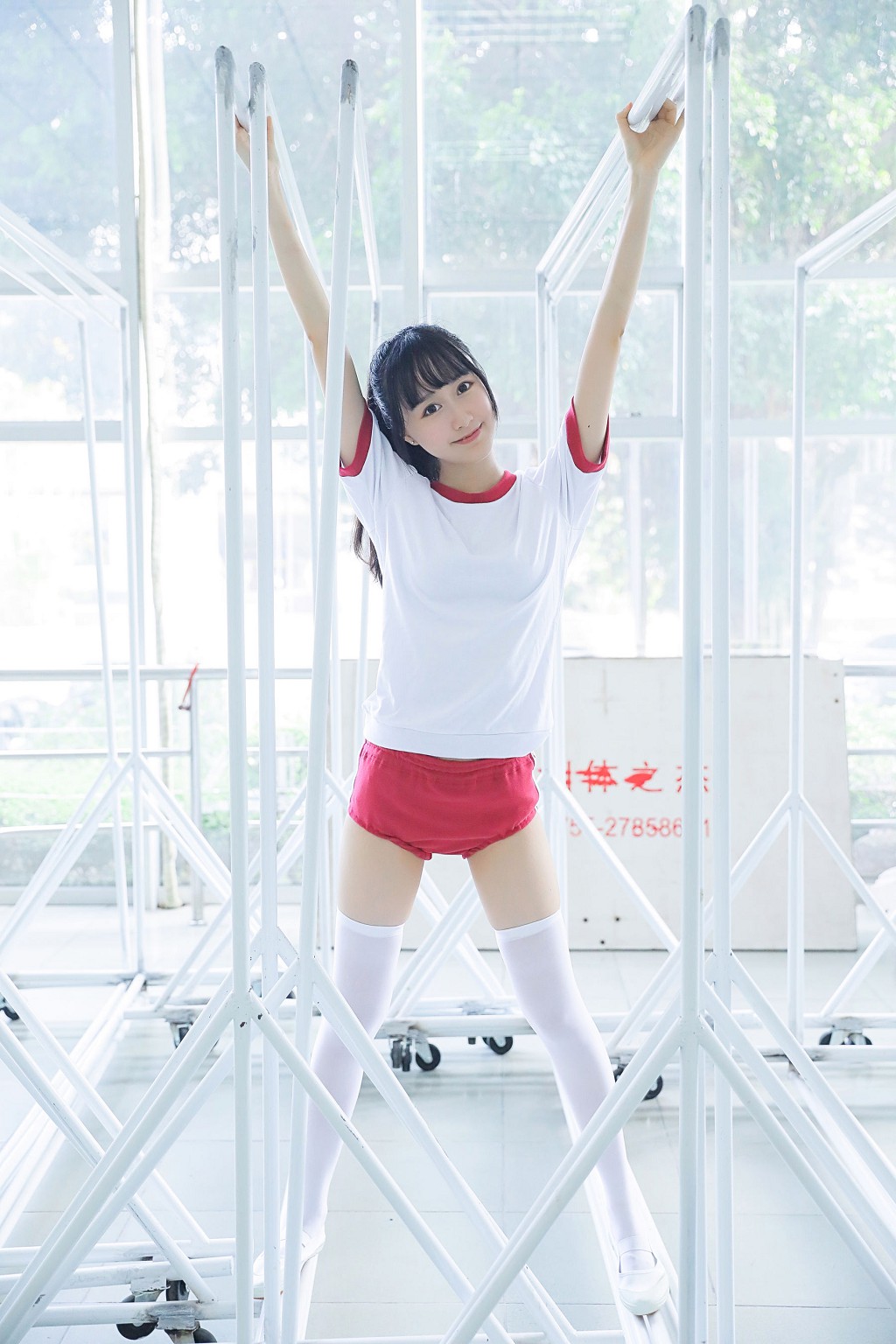 桜桃喵 - 蓝白水手服