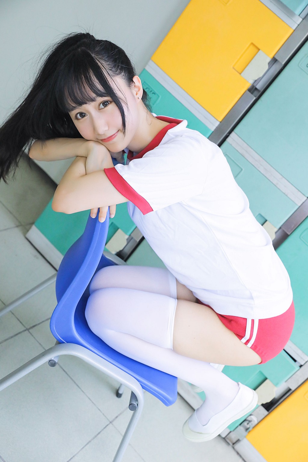 桜桃喵 - 蓝白水手服