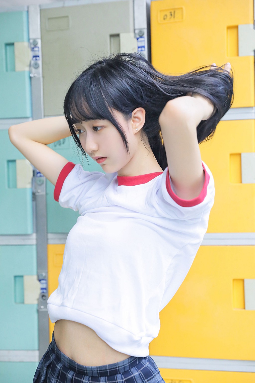 桜桃喵 - 蓝白水手服