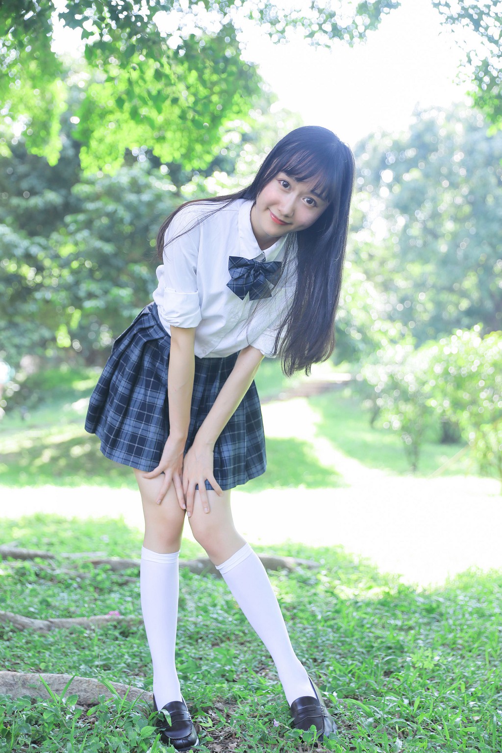 桜桃喵 - 蓝白水手服