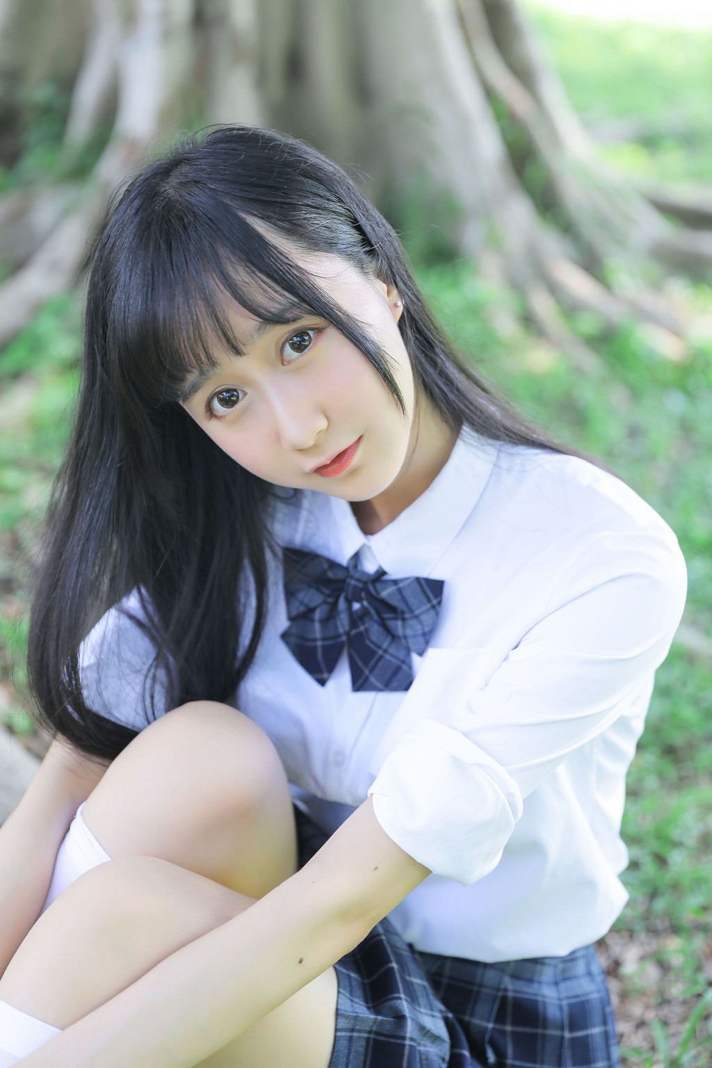 桜桃喵 - 蓝白水手服