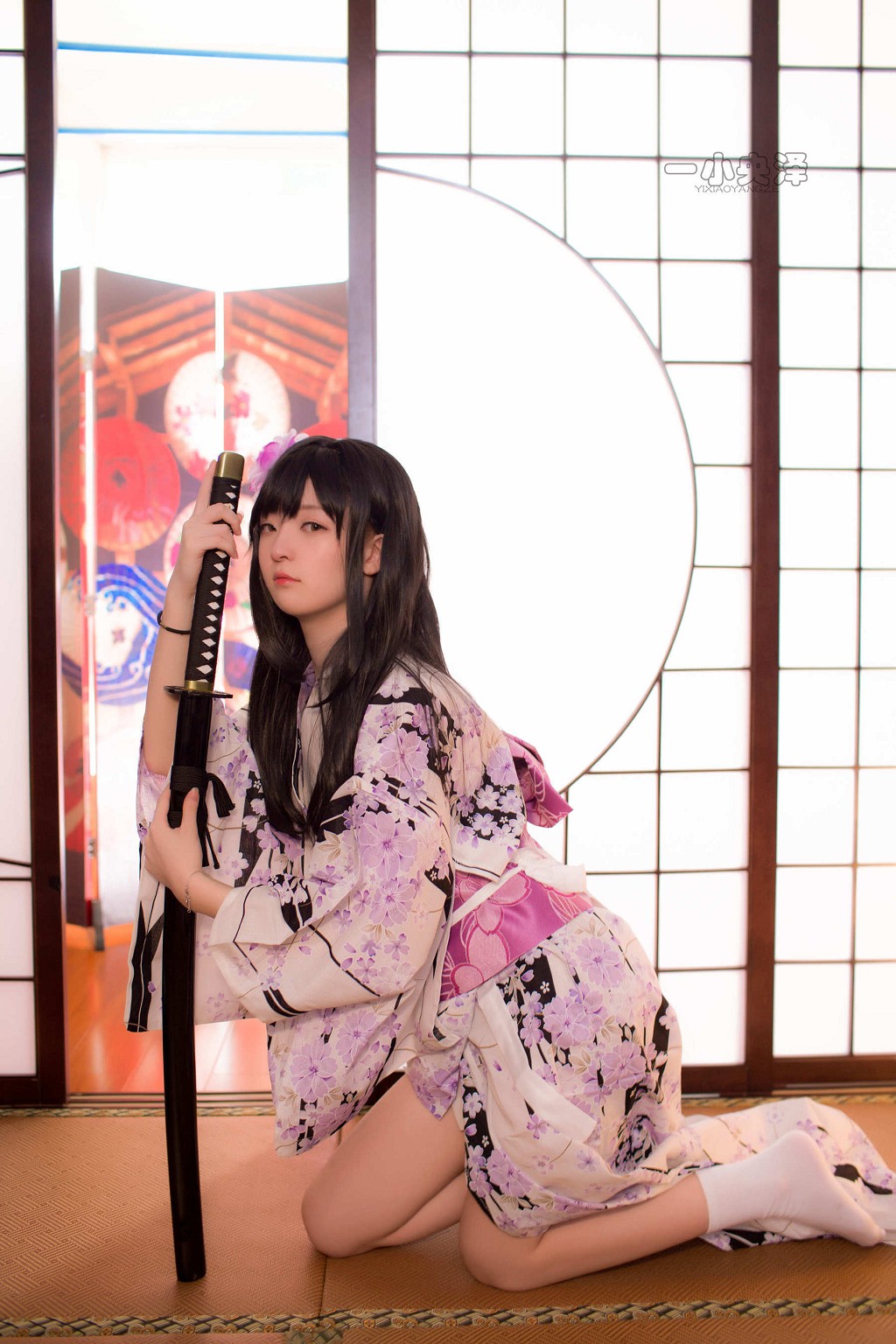 一小央泽 《和服短袜》  [Cosplay美女] 写真集[41P]