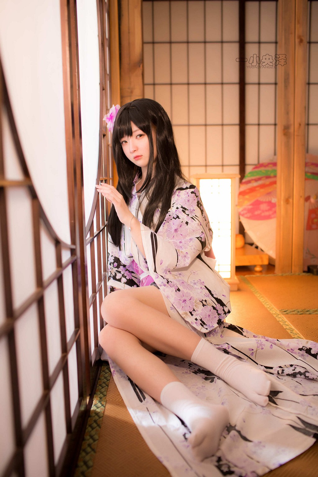 一小央泽 《和服短袜》  [Cosplay美女] 写真集[41P]