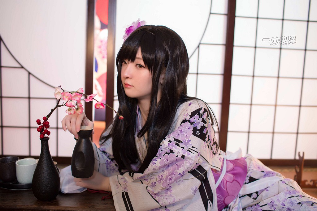 一小央泽 《和服短袜》  [Cosplay美女] 写真集[41P]