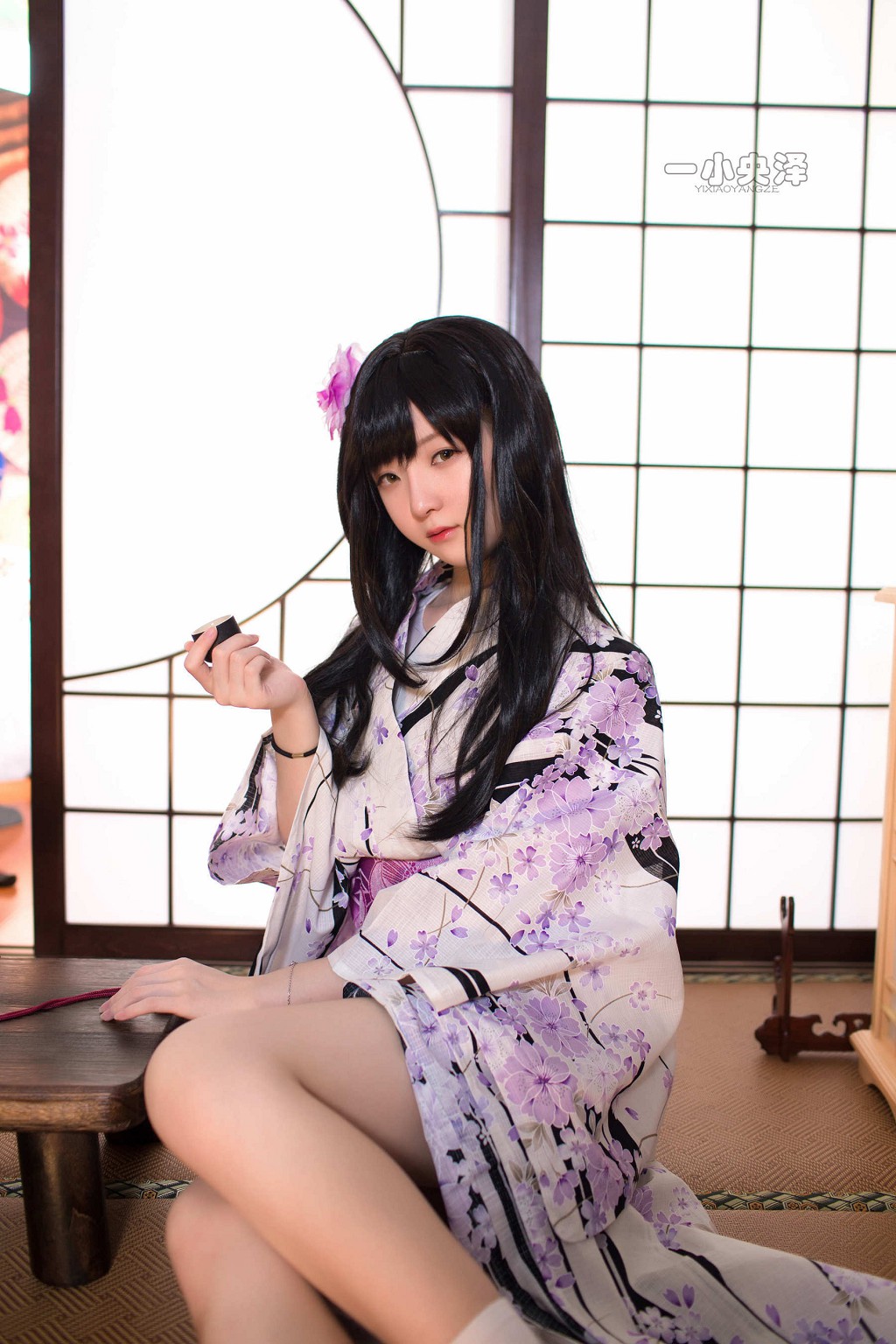 一小央泽 《和服短袜》  [Cosplay美女] 写真集[41P]