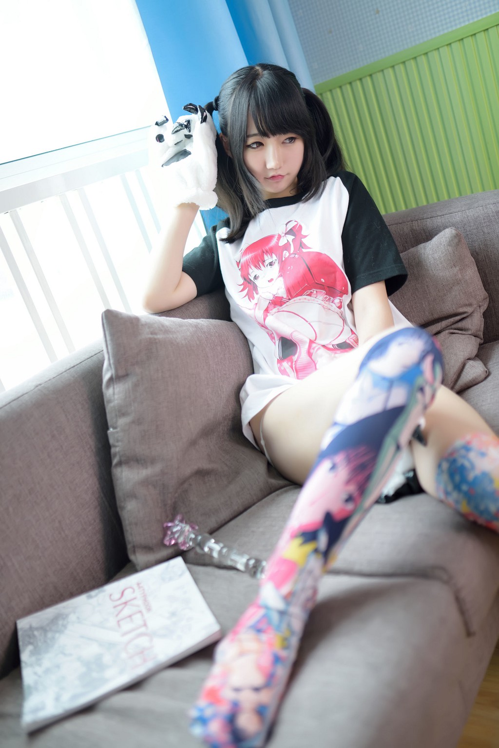 桜桃喵 - 粉色浴缸